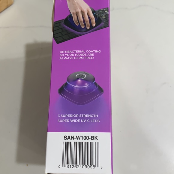 Homedics portable sanitizer wand KILLS 99% bacteria and viruses ( Brand New) - Picture 4 of 5